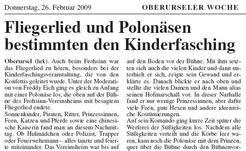 Oberurseler Woche vom 26.02.2009