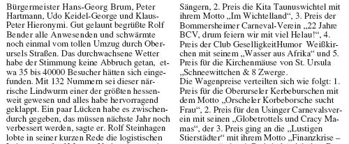 Oberurseler Woche vom 19.03.2009