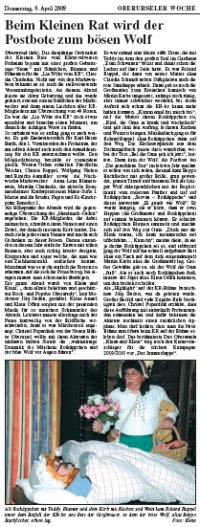 Oberurseler Woche vom 09.04.09