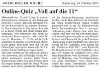 Oberurseler Woche vom 14.10.10 Oberurseler Woche vom 14.10.10