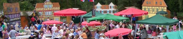 Brunnenfest auf Orschels erster gerade Marktplatz