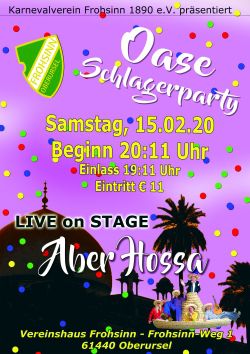 Schlagerparty mit Aber Hossa