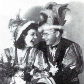 Prinz  Rudolf II. (1949) mit Prinzessin Lilo-Fee aus Bad Homburg