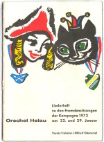 Liederheft 1972