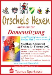 Plakat der Hexensitzung 2011